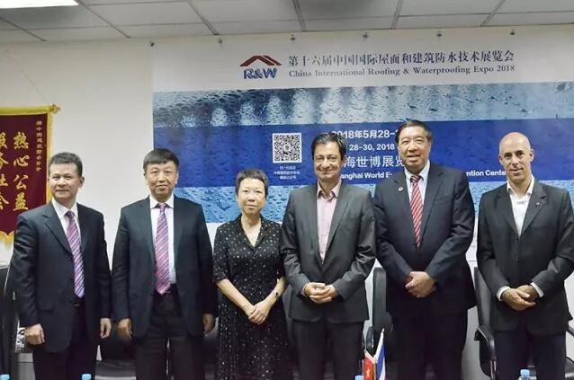 法国派丽集团全球总裁eric Berge一行拜访中国建筑防水协会德高（广州）建材有限公司 
